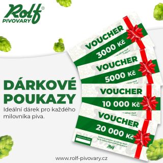 🎁 Darujte zážitek vaření piva! 🎁 Překvapte své blízké originálním dárkem! 🍺 S našimi dárkovými poukazy od ROLF Pivovary si...